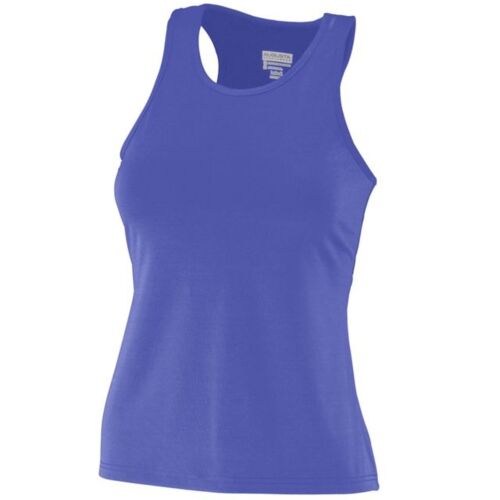 Ladies Poly/Spandex Solid Racerback Tank Thumbnail