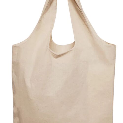 Organic Cotton Large 6oz Stow-Away Tote Bag Thumbnail