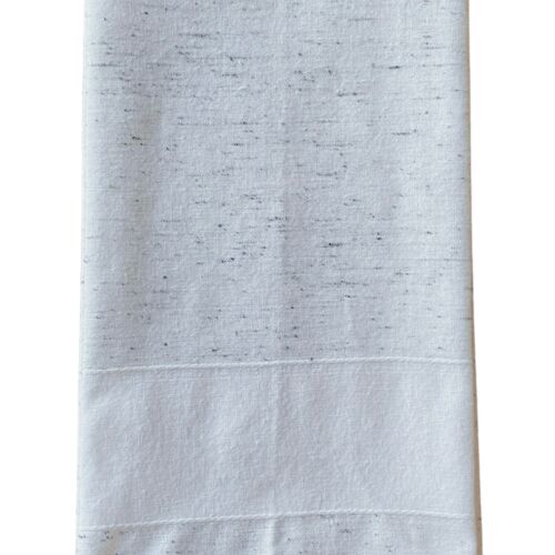 Black Fleck Patten with Blank Band Tea Towel - 20” x 28” Thumbnail