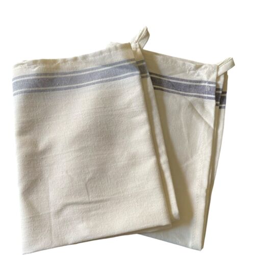 Craft Basics Stripe Tea Towel with Loop - 18" x 28" Thumbnail