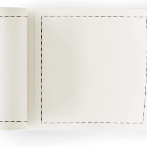 Basic Disposable Cotton Cocktail Napkin, Cream, 4.3 x 4.3 Inch Thumbnail