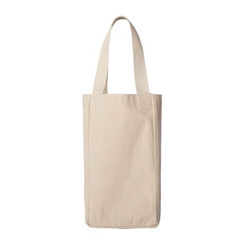 10oz. Double Bottle Wine Tote Bag Thumbnail