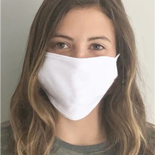 Adult 100% Cotton 2-ply Face Mask by LAT Thumbnail