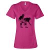 Women’s Relaxed Jersey V-Neck Tee Thumbnail