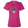 Women’s Relaxed Jersey V-Neck Tee Thumbnail