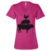 Women’s Relaxed Jersey V-Neck Tee Thumbnail