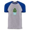 Unisex Cotton Raglan T-Shirt Thumbnail