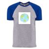 Unisex Cotton Raglan T-Shirt Thumbnail