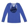 Women's Fine Jersey Lace-Up Long Sleeve T-Shirt Thumbnail