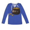 Women's Fine Jersey Lace-Up Long Sleeve T-Shirt Thumbnail