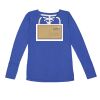 Women's Fine Jersey Lace-Up Long Sleeve T-Shirt Thumbnail
