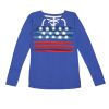 Women's Fine Jersey Lace-Up Long Sleeve T-Shirt Thumbnail