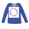 Women's Fine Jersey Lace-Up Long Sleeve T-Shirt Thumbnail
