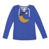 Women's Fine Jersey Lace-Up Long Sleeve T-Shirt Thumbnail