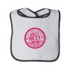 Infant Terry Snap Bib with Colored Trim by Rabbit Skins Thumbnail