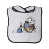 Infant Terry Snap Bib with Colored Trim by Rabbit Skins Thumbnail