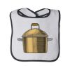 Infant Terry Snap Bib with Colored Trim by Rabbit Skins Thumbnail