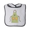 Infant Terry Snap Bib with Colored Trim by Rabbit Skins Thumbnail