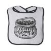 Infant Terry Snap Bib with Colored Trim by Rabbit Skins Thumbnail