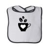 Infant Terry Snap Bib with Colored Trim by Rabbit Skins Thumbnail