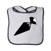 Infant Terry Snap Bib with Colored Trim by Rabbit Skins Thumbnail