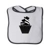 Infant Terry Snap Bib with Colored Trim by Rabbit Skins Thumbnail