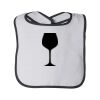 Infant Terry Snap Bib with Colored Trim by Rabbit Skins Thumbnail