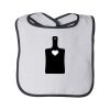 Infant Terry Snap Bib with Colored Trim by Rabbit Skins Thumbnail