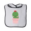 Infant Terry Snap Bib with Colored Trim by Rabbit Skins Thumbnail