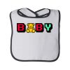 Infant Terry Snap Bib with Colored Trim by Rabbit Skins Thumbnail