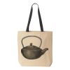 10oz. Cotton Canvas Tote with Colored Handles by Liberty Bags Thumbnail