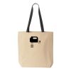 10oz. Cotton Canvas Tote with Colored Handles by Liberty Bags Thumbnail