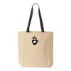 10oz. Cotton Canvas Tote with Colored Handles by Liberty Bags Thumbnail