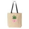 10oz. Cotton Canvas Tote with Colored Handles by Liberty Bags Thumbnail