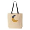 10oz. Cotton Canvas Tote with Colored Handles by Liberty Bags Thumbnail