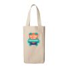 10oz. Double Bottle Wine Tote Bag Thumbnail