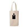 10oz. Double Bottle Wine Tote Bag Thumbnail