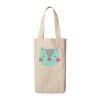 10oz. Double Bottle Wine Tote Bag Thumbnail