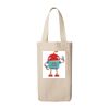 10oz. Double Bottle Wine Tote Bag Thumbnail