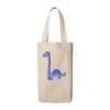 10oz. Double Bottle Wine Tote Bag Thumbnail